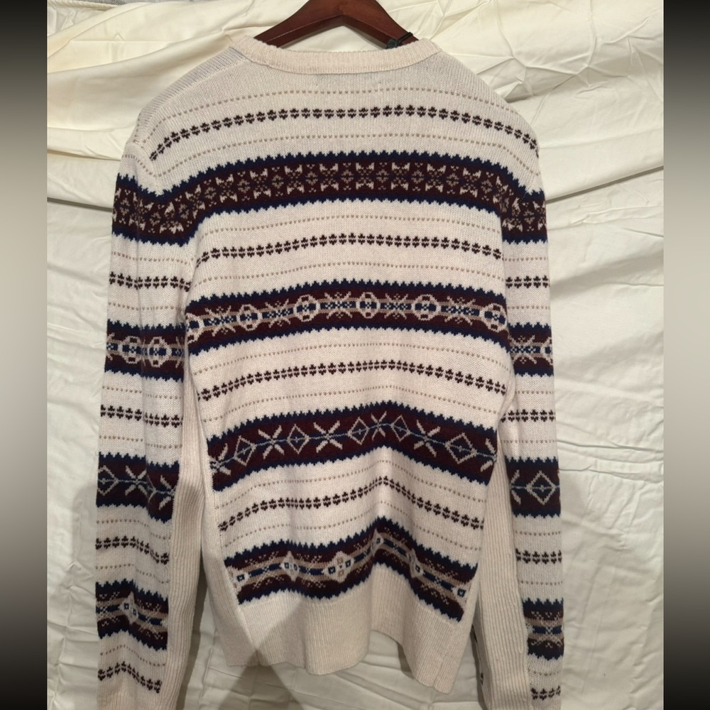 Wool Rag & Bone Christmas Sweater brand new sz M - Picture 2 of 3